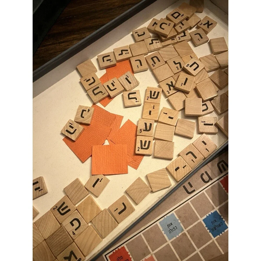 Vintage Scrabble Crossword Game Foreign Edition very old